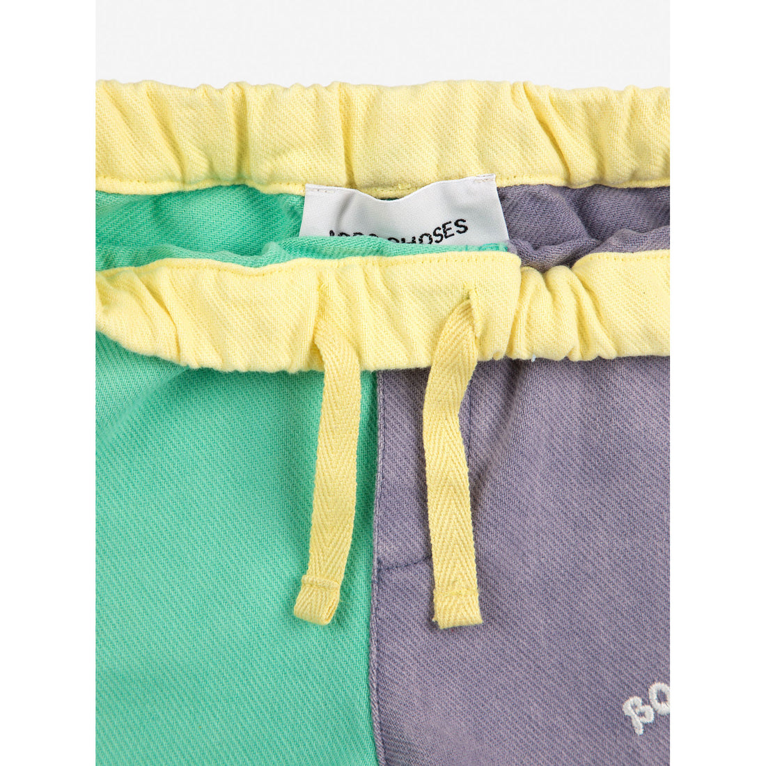 Bobo Choses Multicolor Color Block Woven Baby Shorts
