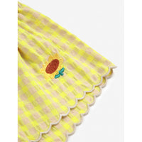 Bobo Choses Multicolor Vichy Ruffle Woven Baby Shorts