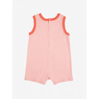 Bobo Choses Light Pink Smiling Playsuit