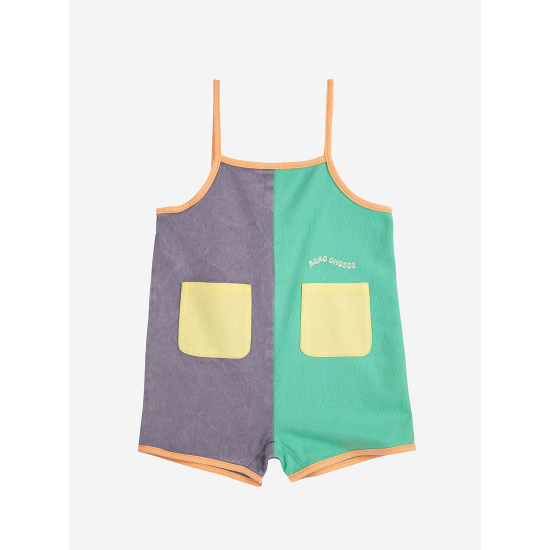 Bobo Choses Multicolor Color Block Woven Playsuit