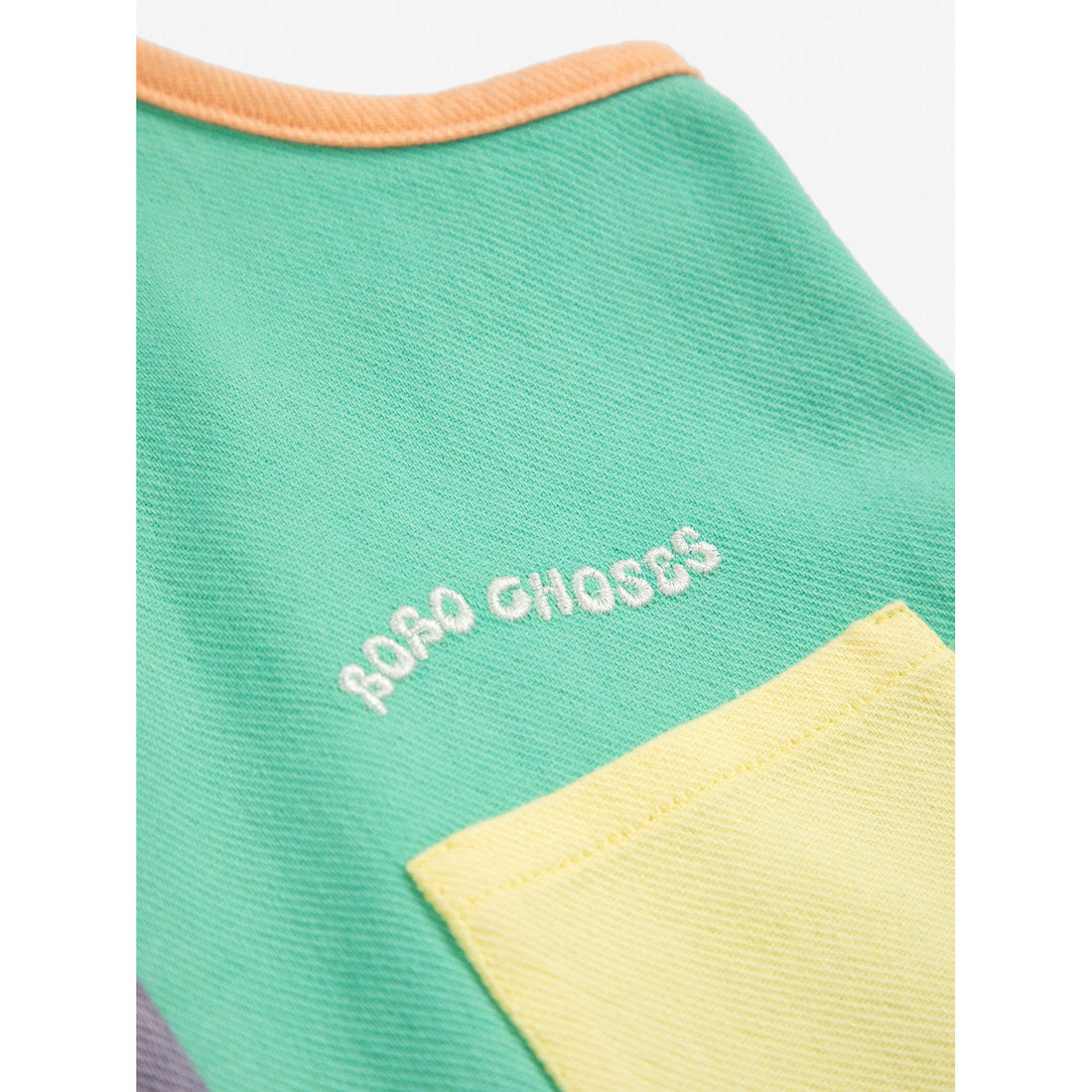Bobo Choses Multicolor Color Block Woven Playsuit