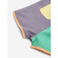 Bobo Choses Multicolor Color Block Woven Playsuit