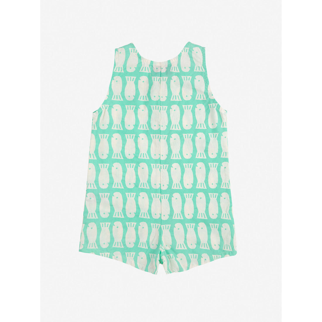 Bobo Choses Green Lucky Fish All Over Playsuit