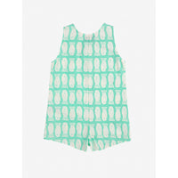 Bobo Choses Green Lucky Fish All Over Playsuit