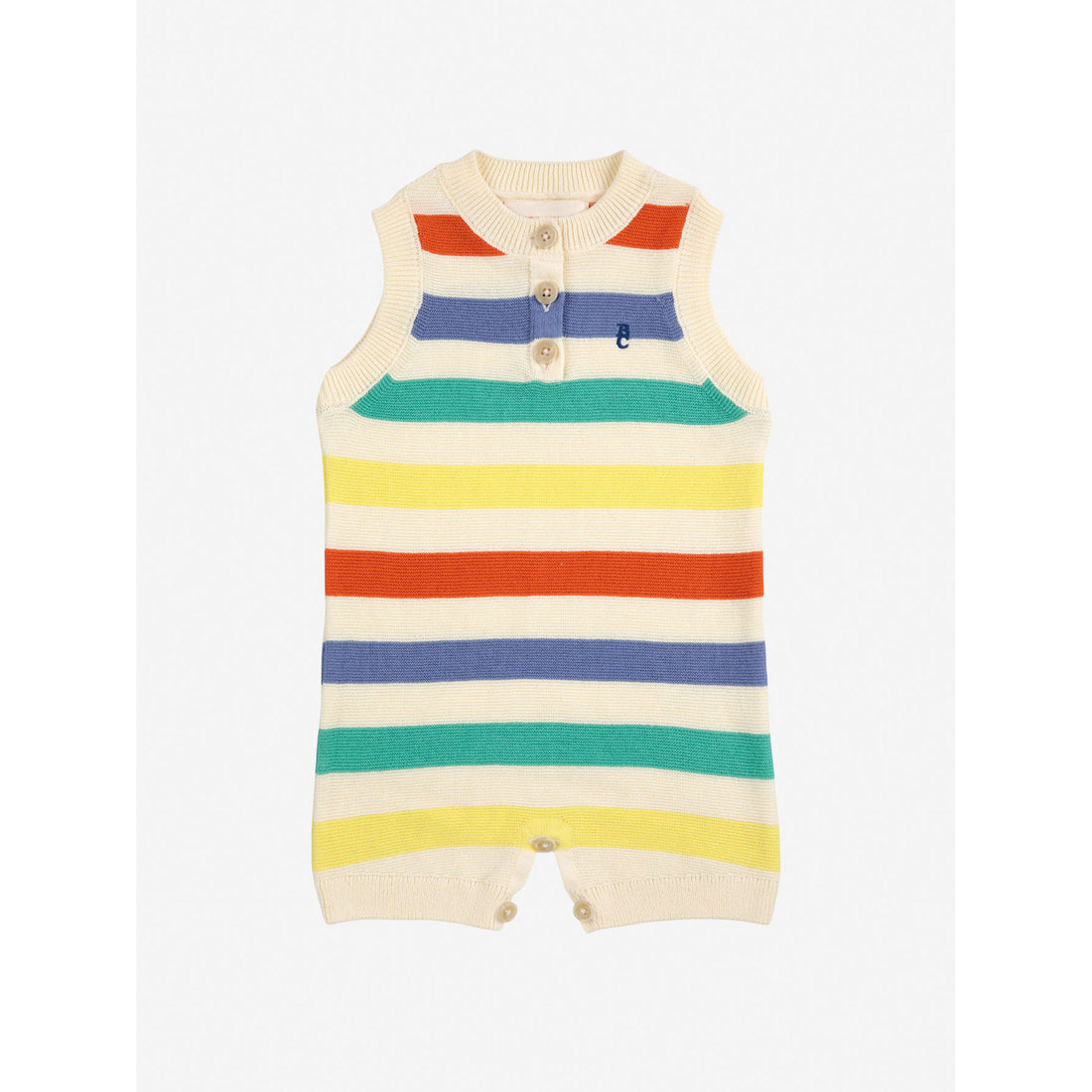 Bobo Choses Multicolor Striped Playsuit