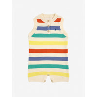 Bobo Choses Multicolor Striped Playsuit