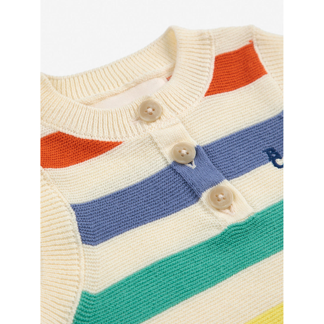 Bobo Choses Multicolor Striped Playsuit