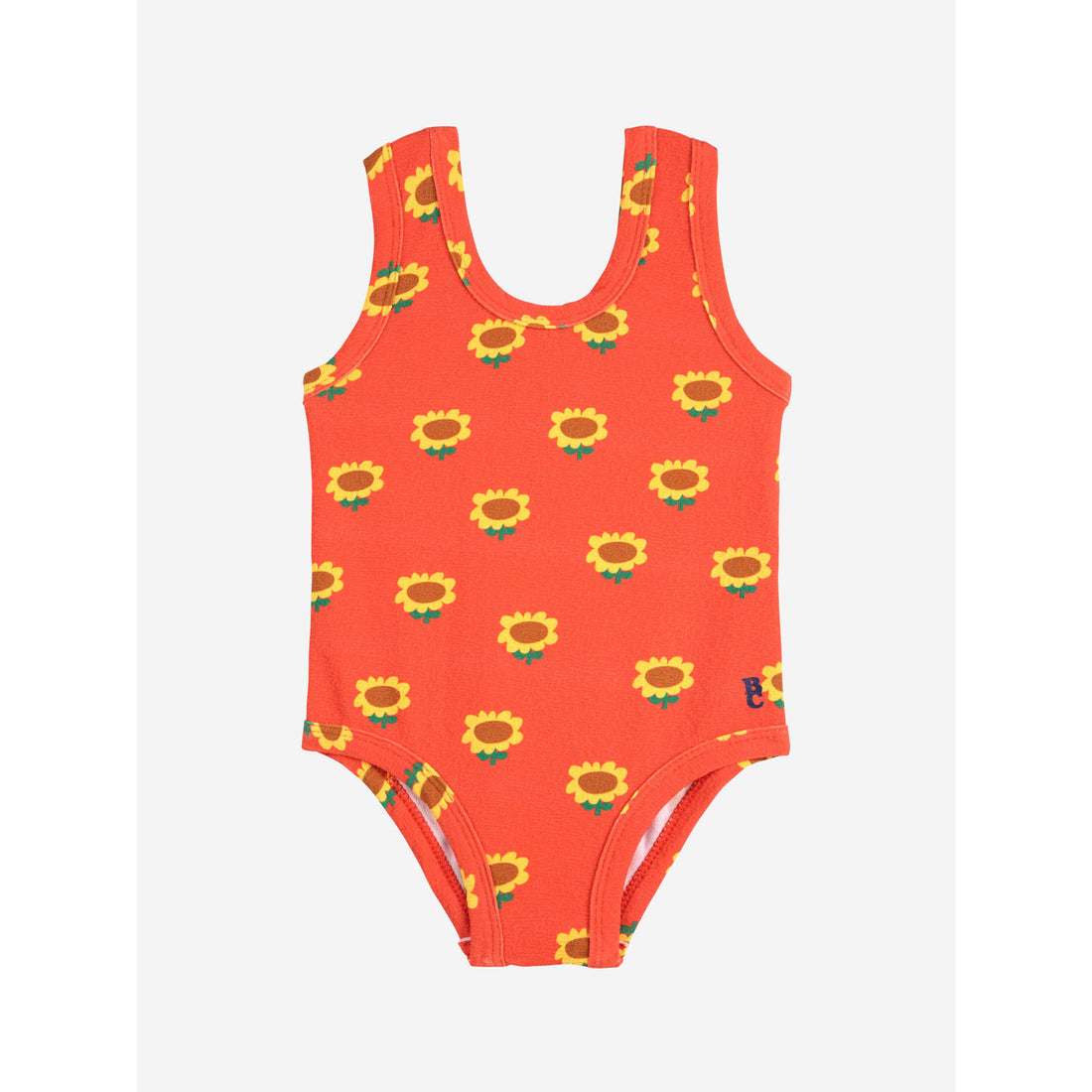Bobo Choses Red Sunflower All Over Baby Swimsuit