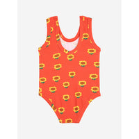 Bobo Choses Red Sunflower All Over Baby Swimsuit