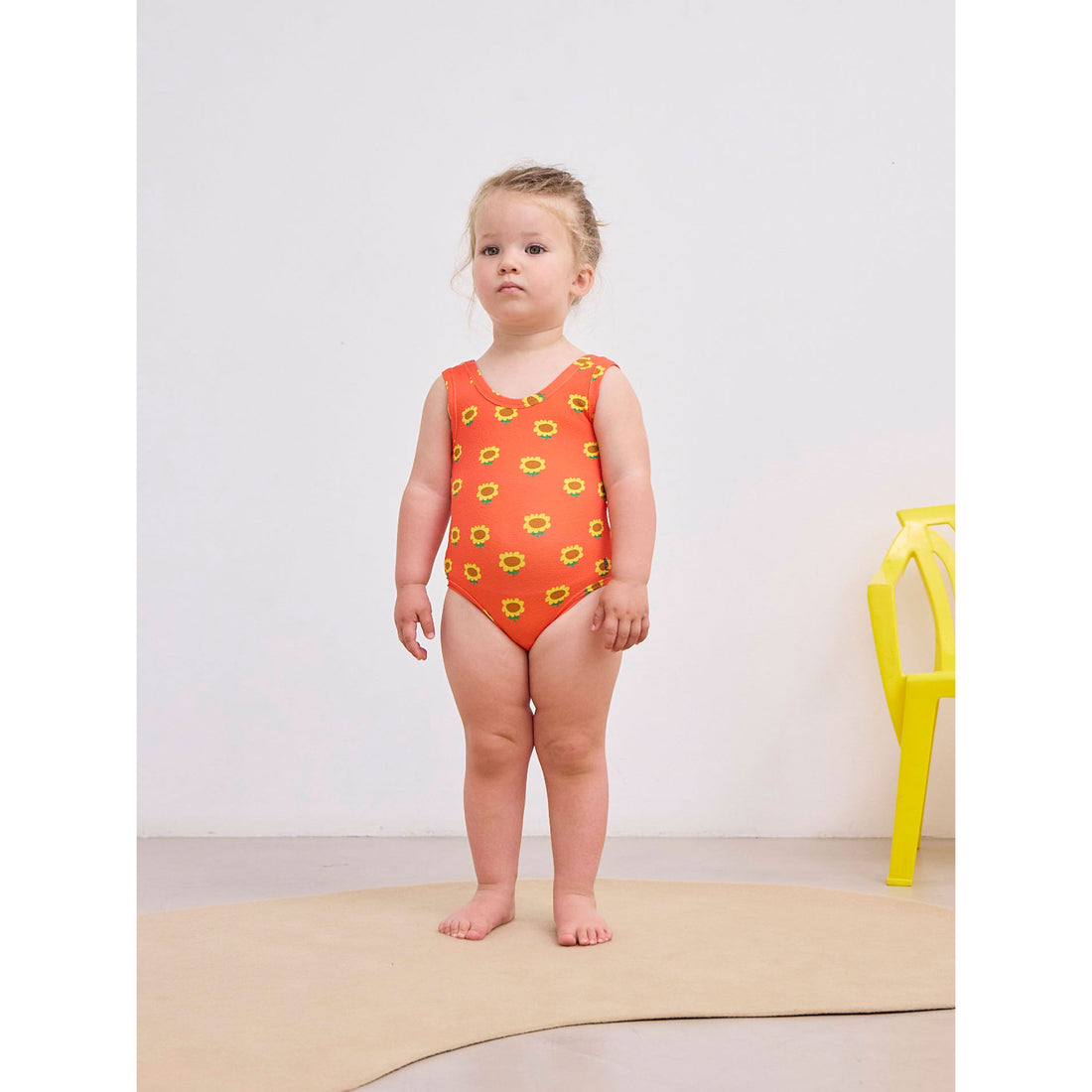 Bobo Choses Red Sunflower All Over Baby Swimsuit