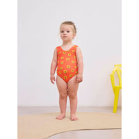 Bobo Choses Red Sunflower All Over Baby Swimsuit