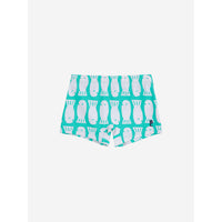 Bobo Choses Green Lucky Fish All Over Baby Swim Shorts