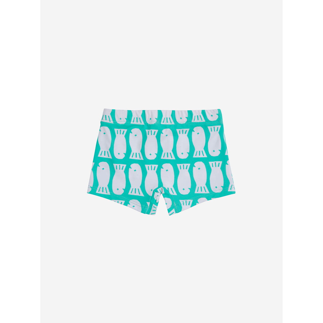 Bobo Choses Green Lucky Fish All Over Baby Swim Shorts