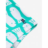 Bobo Choses Green Lucky Fish All Over Baby Swim Shorts