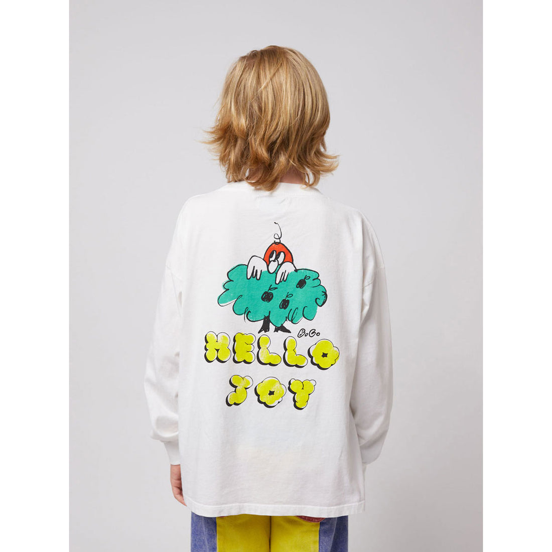Bobo Choses Off White Hello Joy T-Shirt