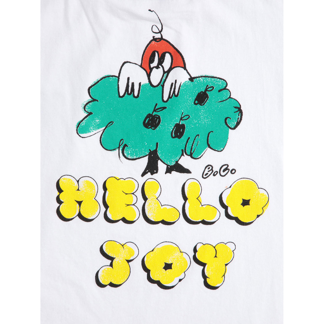 Bobo Choses Off White Hello Joy T-Shirt