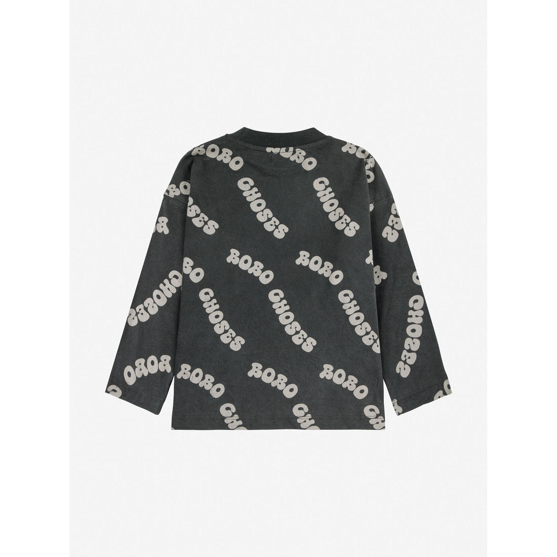 Bobo Choses Dark Grey Wavy Bobo Choses All Over T-Shirt