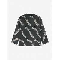 Bobo Choses Dark Grey Wavy Bobo Choses All Over T-Shirt