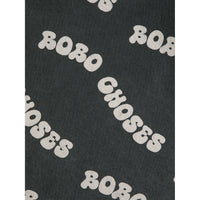 Bobo Choses Dark Grey Wavy Bobo Choses All Over T-Shirt