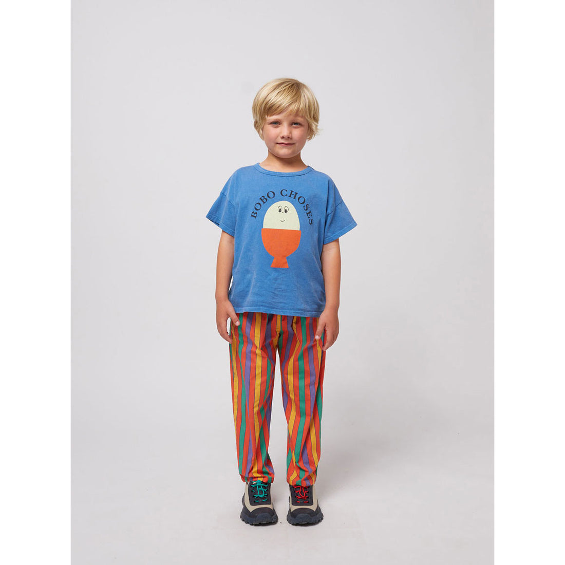 Bobo Choses Light Blue Morning Egg T-Shirt