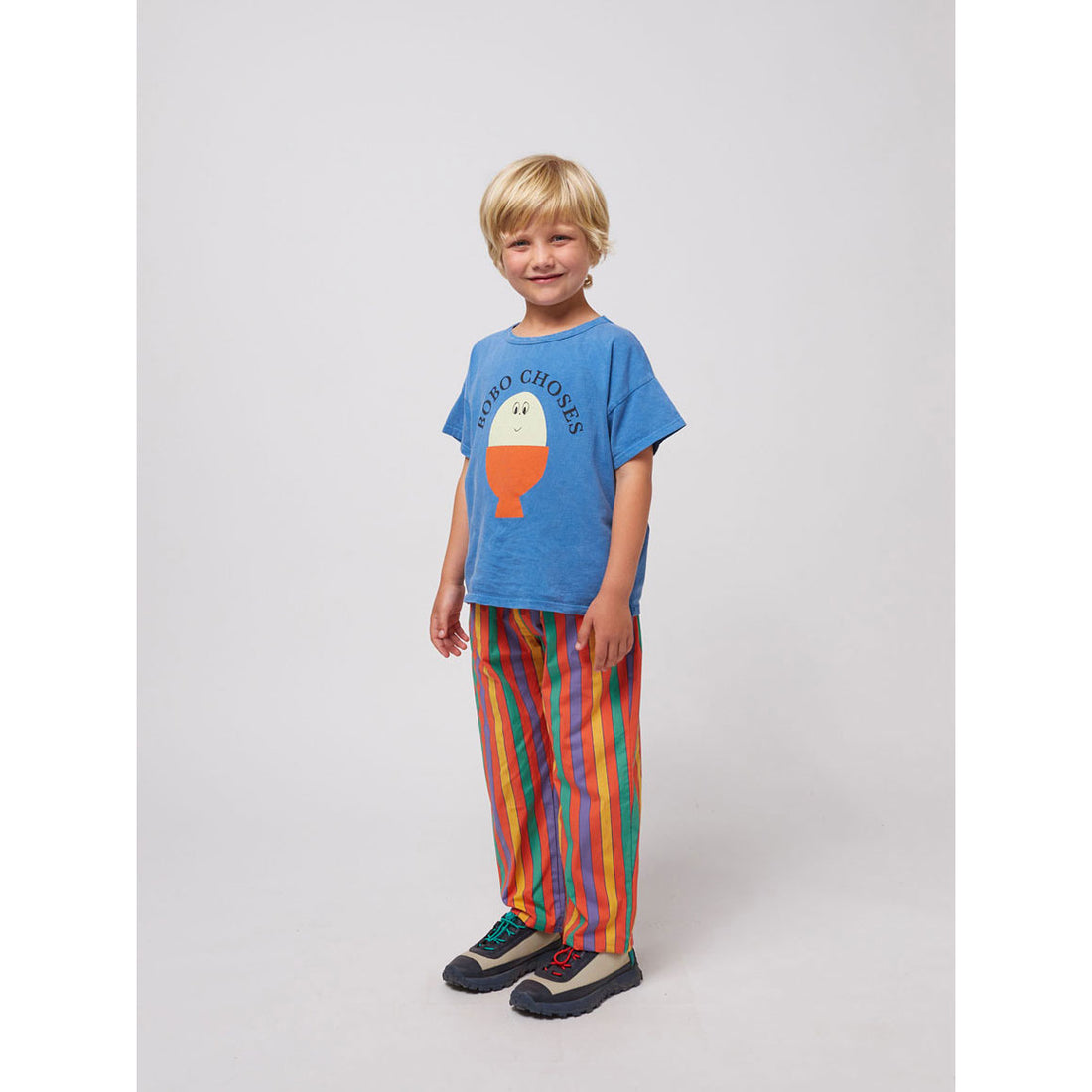 Bobo Choses Light Blue Morning Egg T-Shirt
