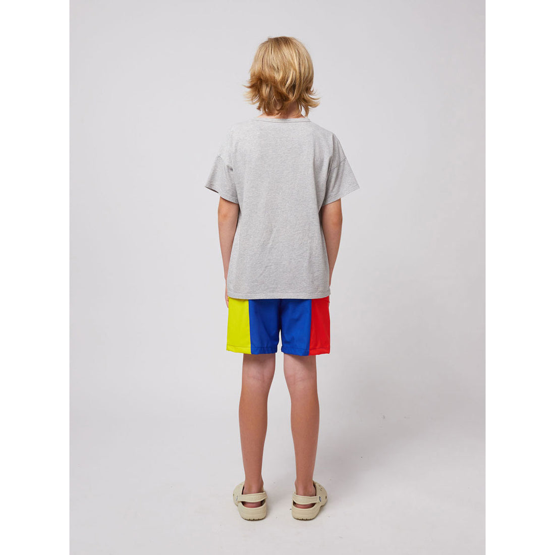 Bobo Choses Heather Grey A Day At The Beach T-Shirt