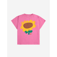 Bobo Choses Fuchsia Sunflower T-Shirt