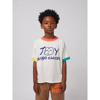 Bobo Choses Off White  Smiling T-Shirt