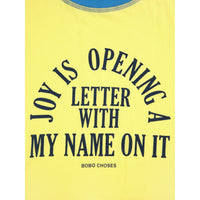 Bobo Choses Yellow Joy T-Shirt