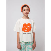Bobo Choses Off White Joyful Face T-Shirt