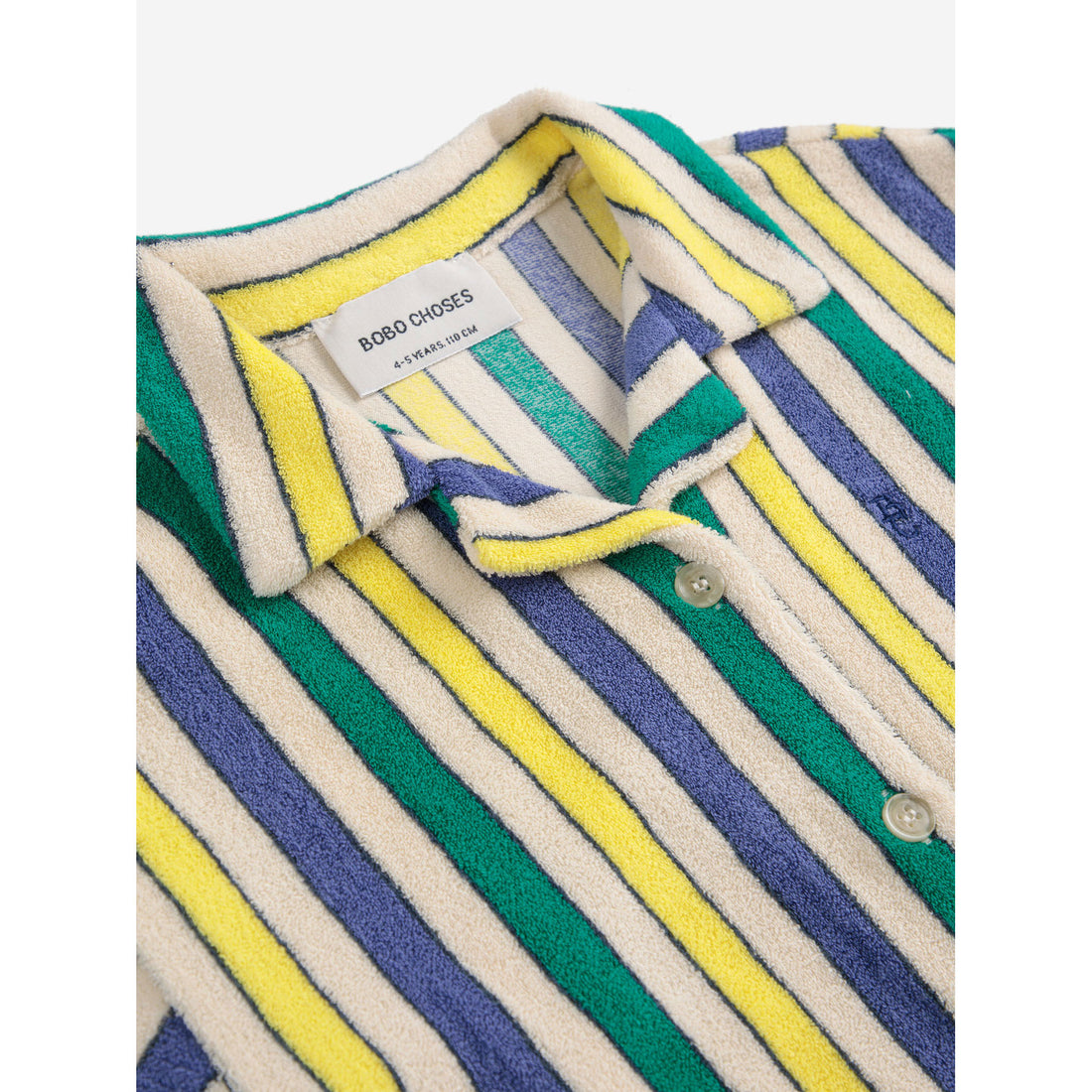 Bobo Choses Off White Multicolor Stripes Shirt