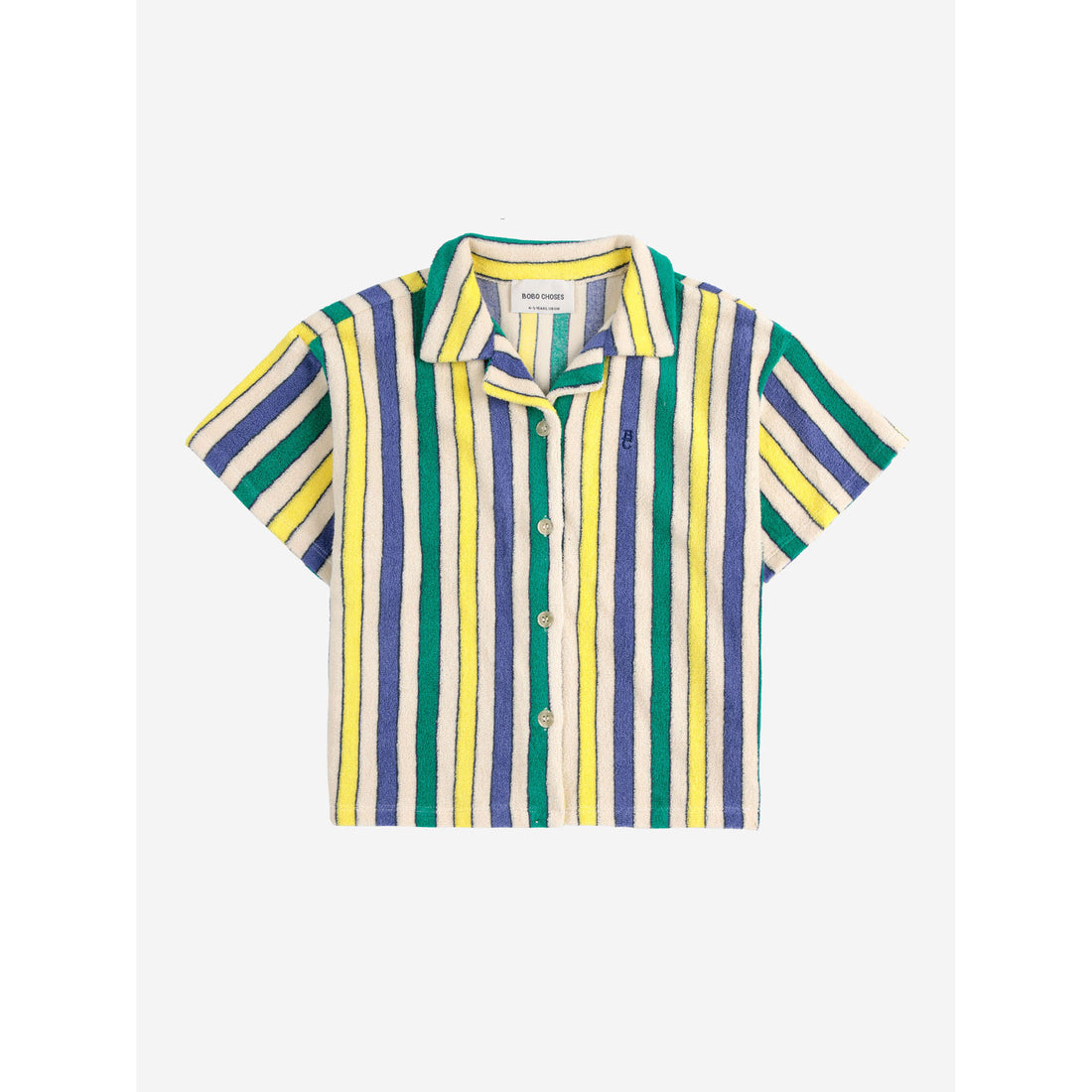 Bobo Choses Off White Multicolor Stripes Shirt