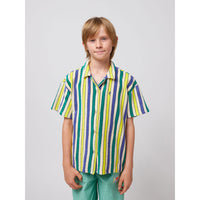 Bobo Choses Off White Multicolor Stripes Shirt