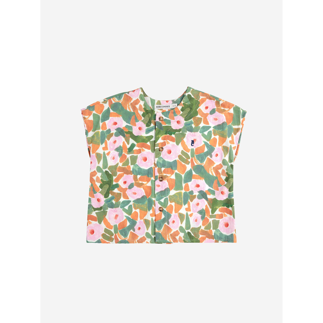 Bobo Choses Multicolor Floral All Over Shirt