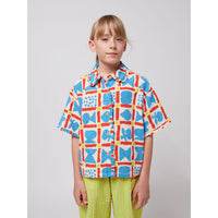 Bobo Choses Off White Geometric Game All Over Shirt