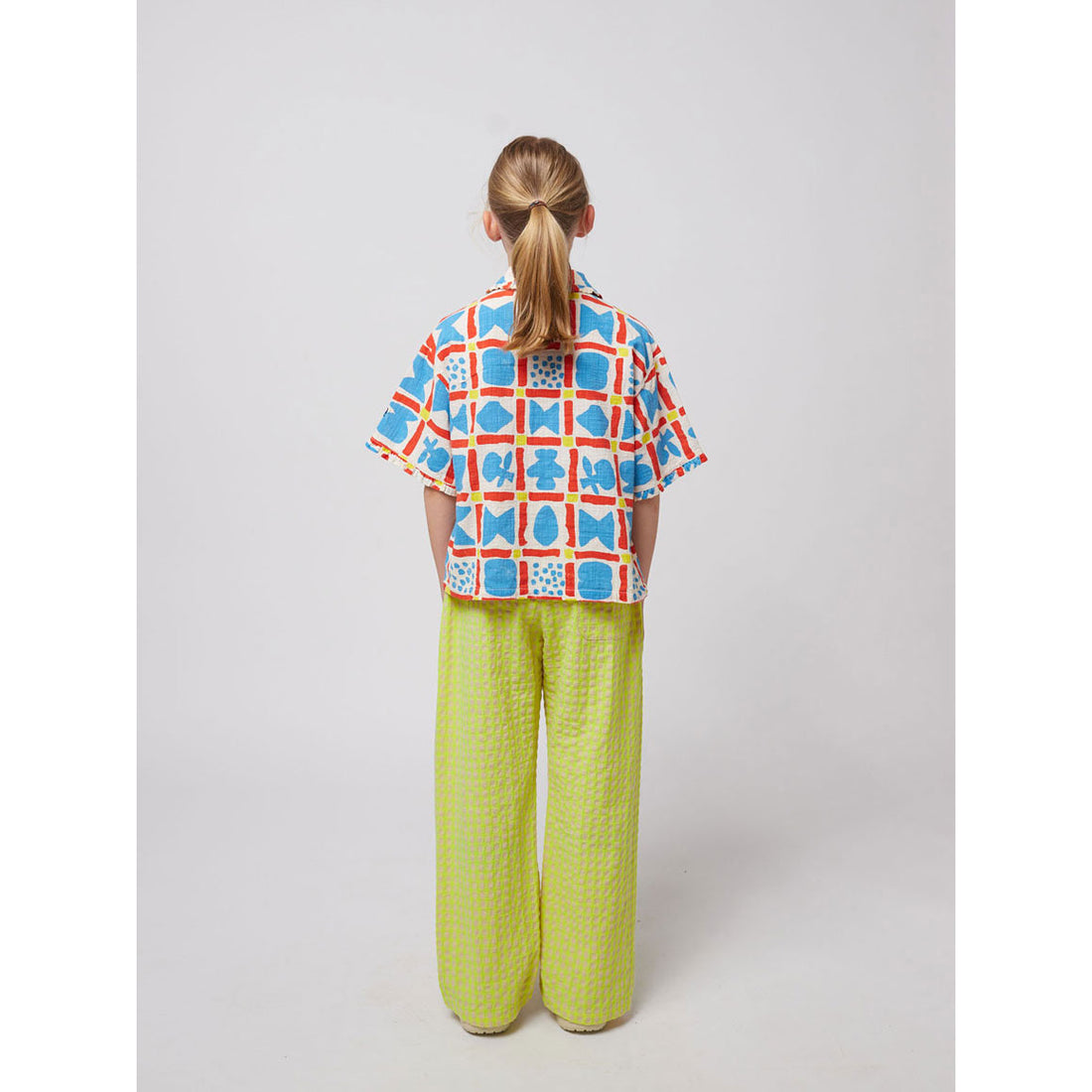 Bobo Choses Off White Geometric Game All Over Shirt
