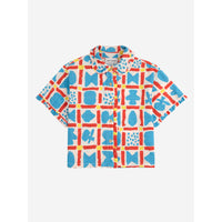 Bobo Choses Off White Geometric Game All Over Shirt
