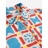 Bobo Choses Off White Geometric Game All Over Shirt