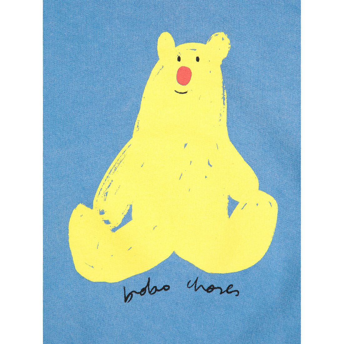 Bobo Choses Light Blue Hug Me Bear Sweatshirt