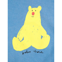 Bobo Choses Light Blue Hug Me Bear Sweatshirt