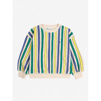 Bobo Choses Multicolor Stripes Sweatshirt