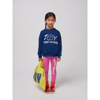 Bobo Choses Navy Blue Smiling Sweatshirt
