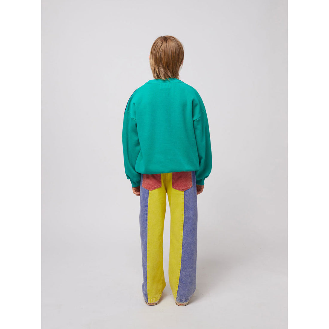 Bobo Choses Navy Blue Smiling Sweatshirt