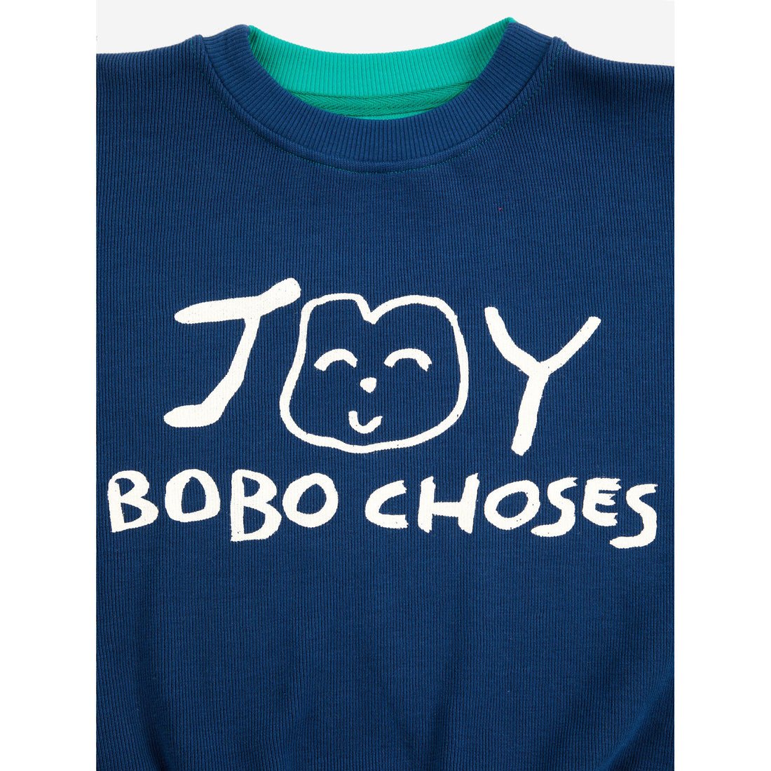 Bobo Choses Navy Blue Smiling Sweatshirt