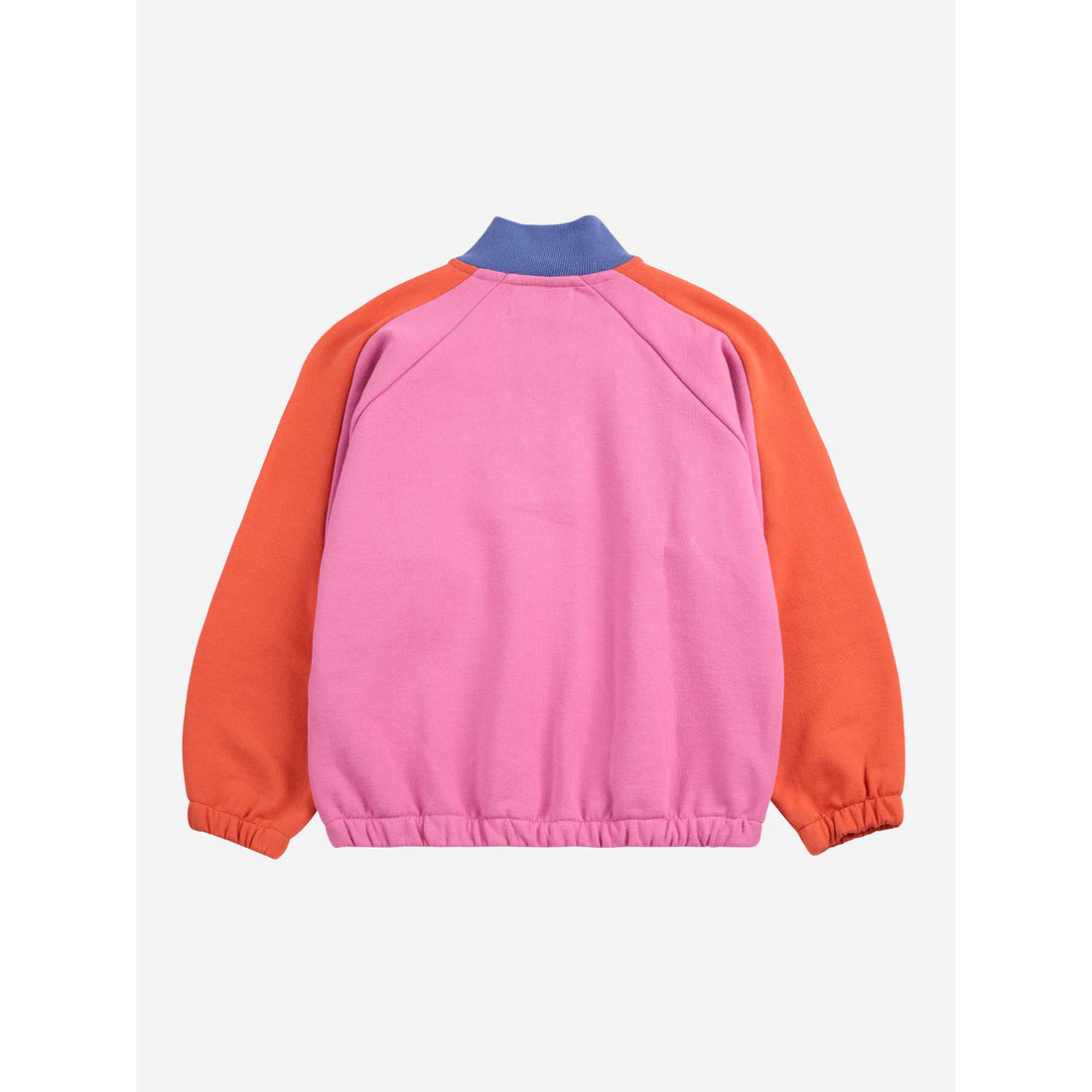 Bobo Choses Fuchsia Smiling Color Block Sweatshirt