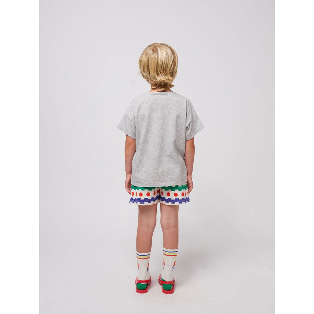 Bobo Choses Off White Geometric All Over Shorts