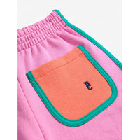 Bobo Choses Pink Color Block Shorts