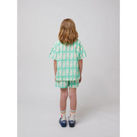 Bobo Choses Green Lucky Fish All Over Shorts