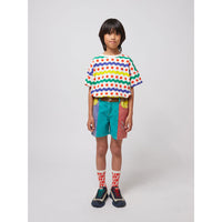 Bobo Choses Color Block Denim Shorts