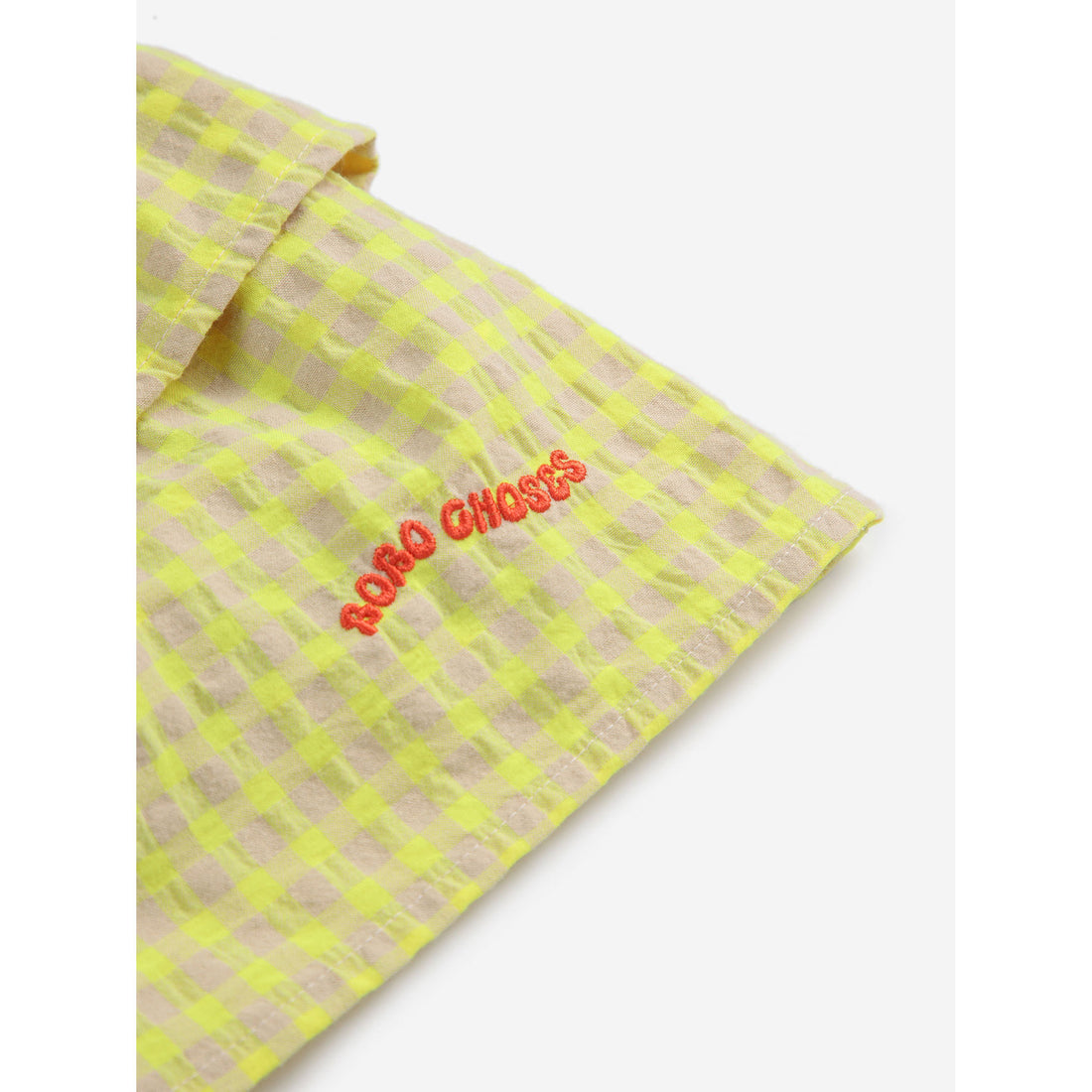 Bobo Choses Multicolor Vichy Ruffle Skirt